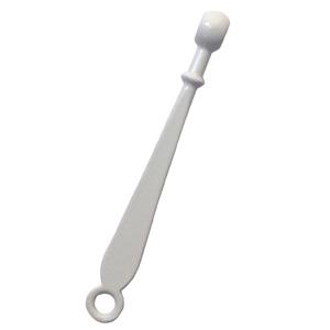 Stormjern Retro flad-kugle u/øsken Hvid 120mm