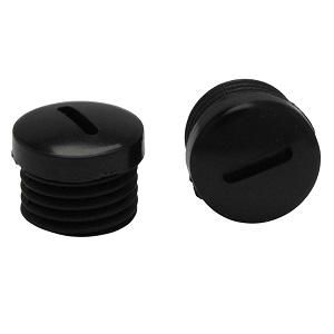 Endeprop Torpedo t/nye & gamle døre á 2 stk Sort Bakelit Ø