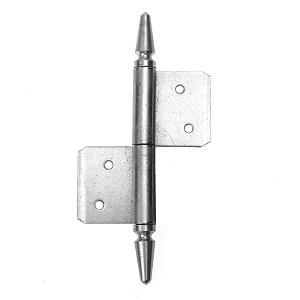 Indstikshængsel 6030B Højre Firkant m/spids knop GJM   66x22