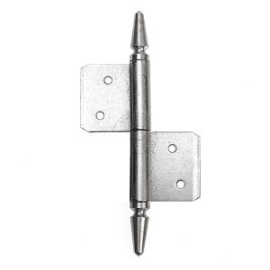 Indstikshængsel 6030B Venstre Firkant m/spids knop GJM 66x