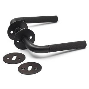 Dørgreb L-Greb 1030 LX m/roset & nøgleskilt modern BB Ø16m