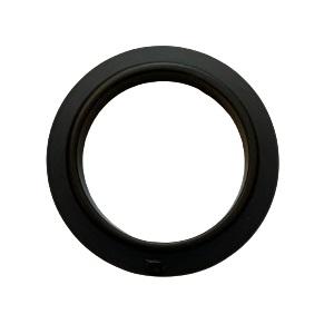 Ring skrå f/kopafdækning Sort Ø38 8mm