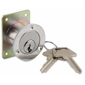 Møbellås 1323 V udenpåliggende inkl. 2 nøgler & slutblik Ni
