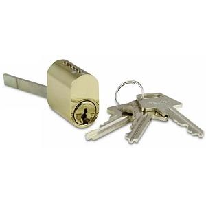 Cylinder til Kasselås Oval 6-stift incl. 3 nøgler MP