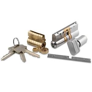 Dråbecylinder PZ m/vrider incl. 3 nøgler NiS universal max