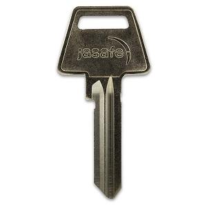 Nøgleemne Jasafe 6-stift Nysølv Mat