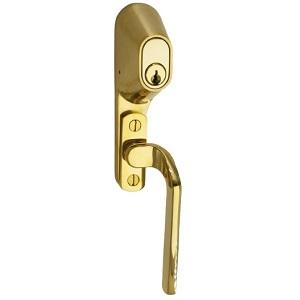 Låsehus m/greb f/oval cylinder Højre MPU 145x36mm