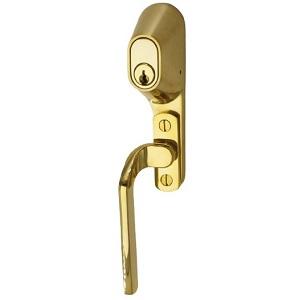 Låsehus m/greb f/oval cylinder Venstre MPU 145x36mm