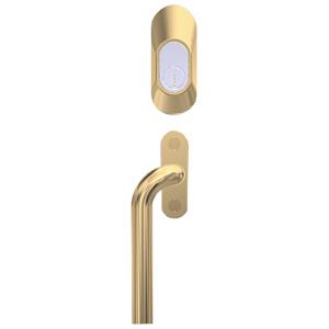 Udvendig cyl.ring t/paskvil lås+greb Venstre MPU 70x35mm