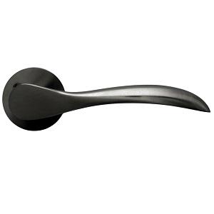 Dørgreb Bellevue 342 m/Roset (1980) PVD Sort 125mm