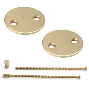 Blindskilte Sæt 1975 Plan m/M4-skruer MSU   cc30 Ø50mm