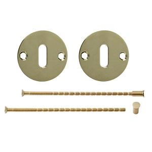 Nøgleskilt Plan Moderne m/gennemgå. skruer MPU cc38 Ø50mm