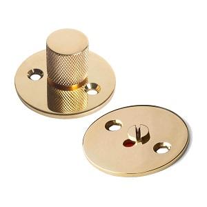 Toiletbesætning Rouletteret f/træskruer MPU cc38 Ø50mm