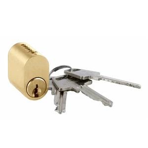 Cylinder Oval 6-stift enslukkende incl. 3 nøgler MSU