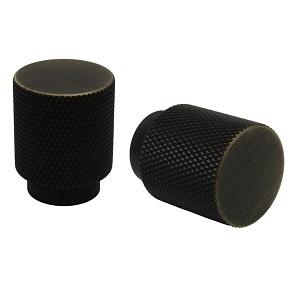 Møbelknop SSB Rouletteret Antik   20x25mm