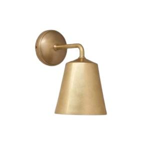 Væglampe Corston Lille Gl. Mess. Ø106 173x163mm