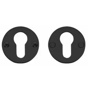 Cylinderring PZ Randi 7116 inkl. M4/skr.+bøs. Sort PVD cc38